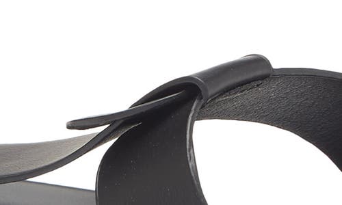 Korks Audie Thong Sandal In Black