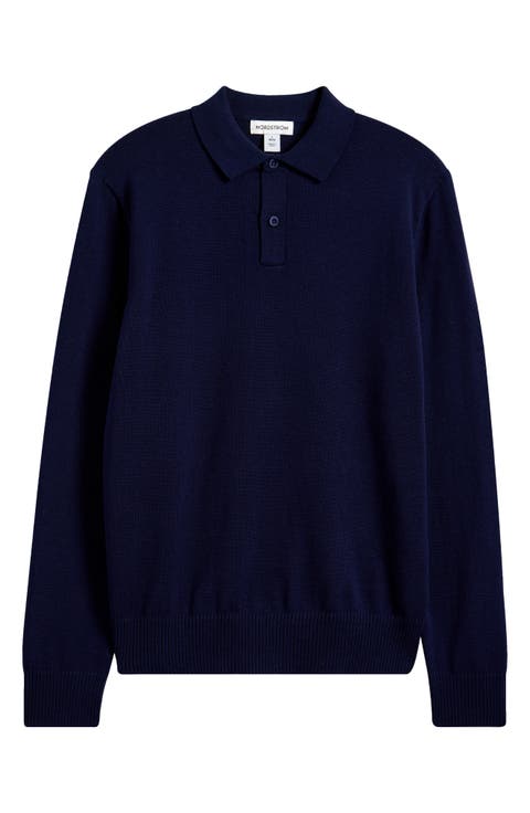 Kids' Cotton Polo Sweater