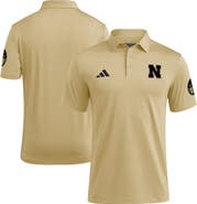 adidas Men's adidas Tan Nebraska Huskers Salute to Service Ultimate365 Solid Polo