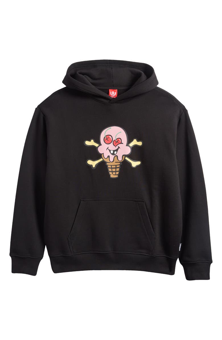 ICECREAM Cones Hoodie, Alternate, color, Black