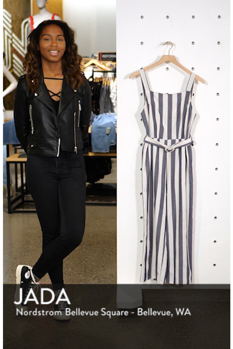 Stripe Crop Jumpsuit video