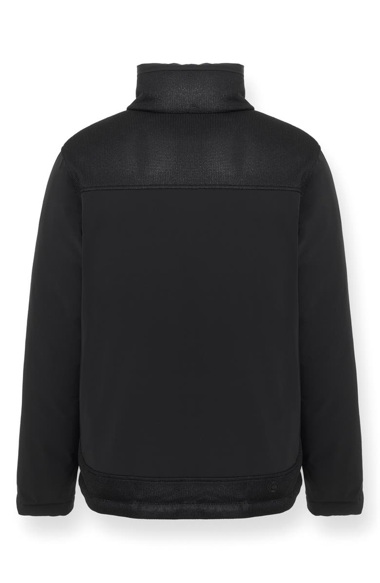 COLMAR Mixed Media Waterproof Down Jacket, Alternate, color, Black-Vulcan