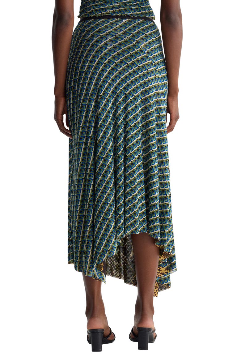 Hedi Midi Skirt, Alternate, color, SERPENTE CARAWAY/GEO PESTO