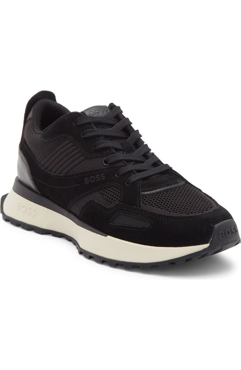 BOSS Jonah Runn Sneaker, Main, color, Black