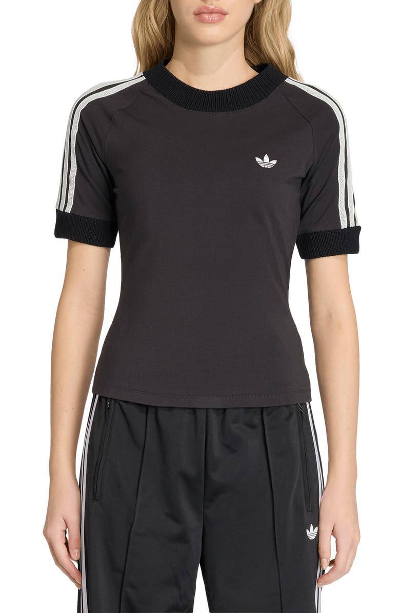 adidas Originals Knit Logo T-Shirt, Main, color,