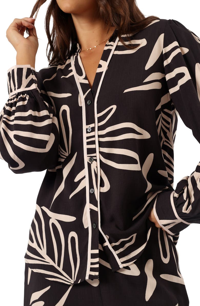 Petal & Pup Talia Floral Button-Up Shirt, Alternate, color,