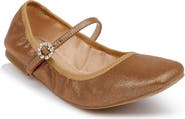 Jewel Badgley Mischka Kaya Mary Jane Flat