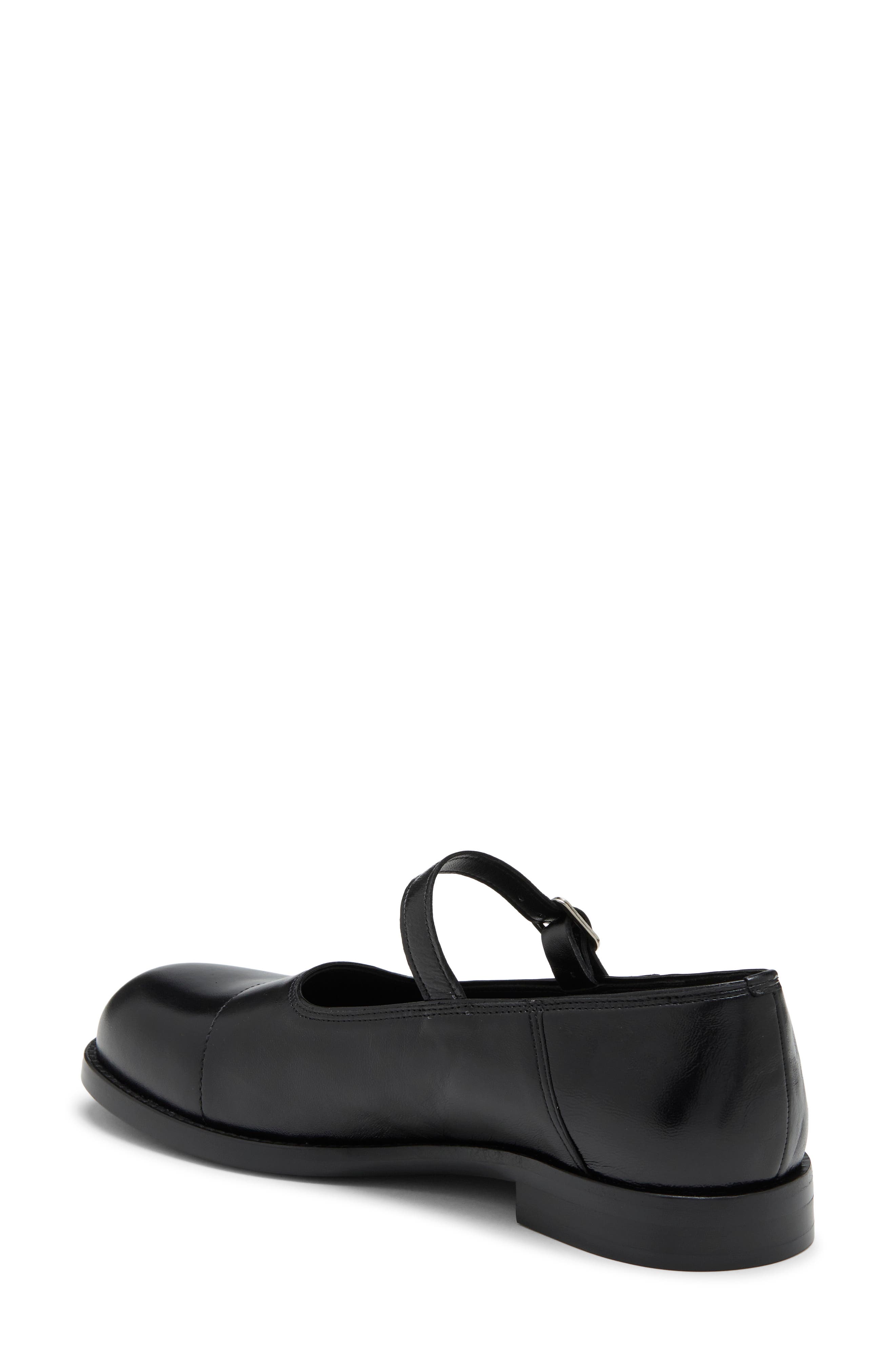 Keepsake Mary Jane Flat, Alternate, color, BLACK