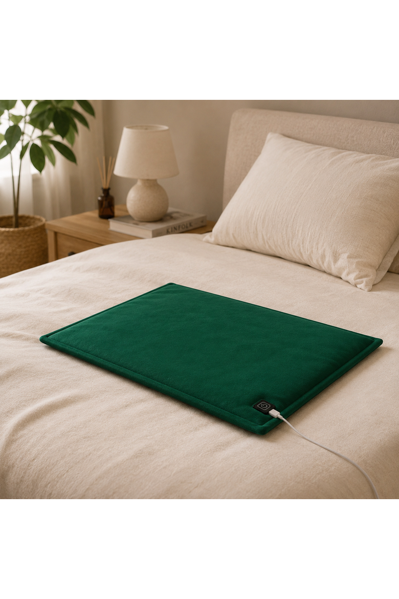 Large Heating Pad 12x24 with Auto Shut-Off, Alternate, color, Green