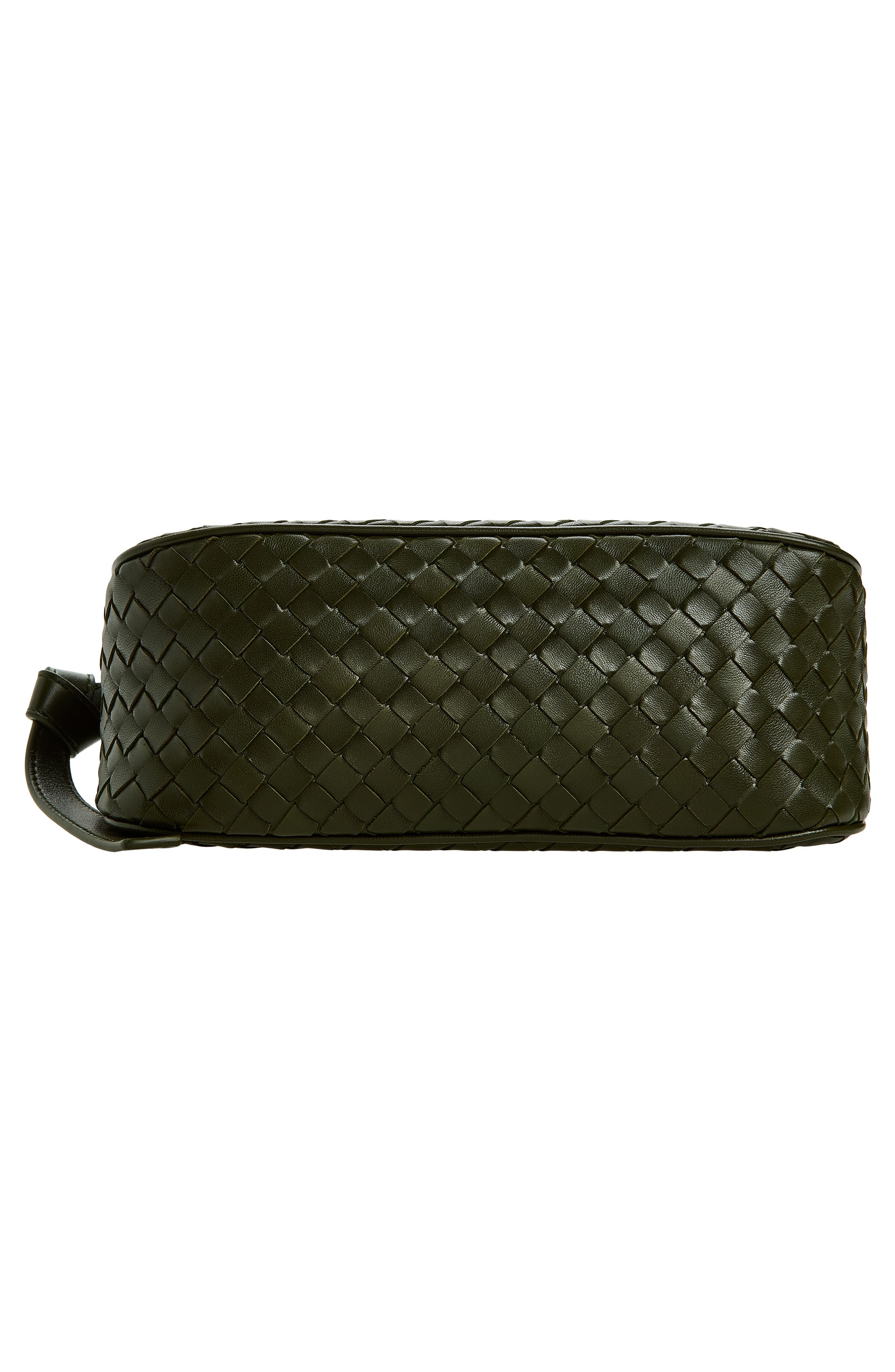 Nodo Leather Shoulder Bag, Alternate, color, 3740 BARK GREEN-GOLD