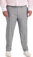 Michael Kors Big & Tall Windowpane Suit Pants