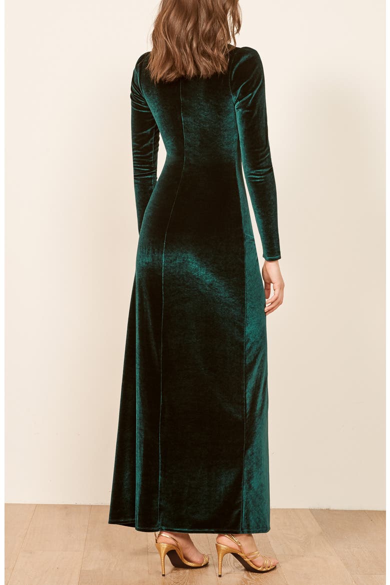 Ruby Maxi Dress, Alternate, color, EMERALD