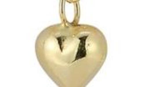 Ember Fine Jewelry 14k Yellow Gold Heart Pendant Double Layer Necklace In Gold