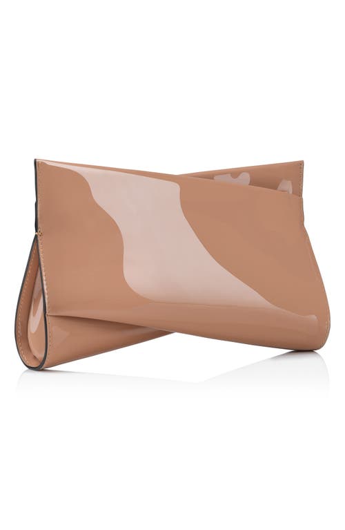 Christian Louboutin Small Loubitwist Patent Leather Clutch