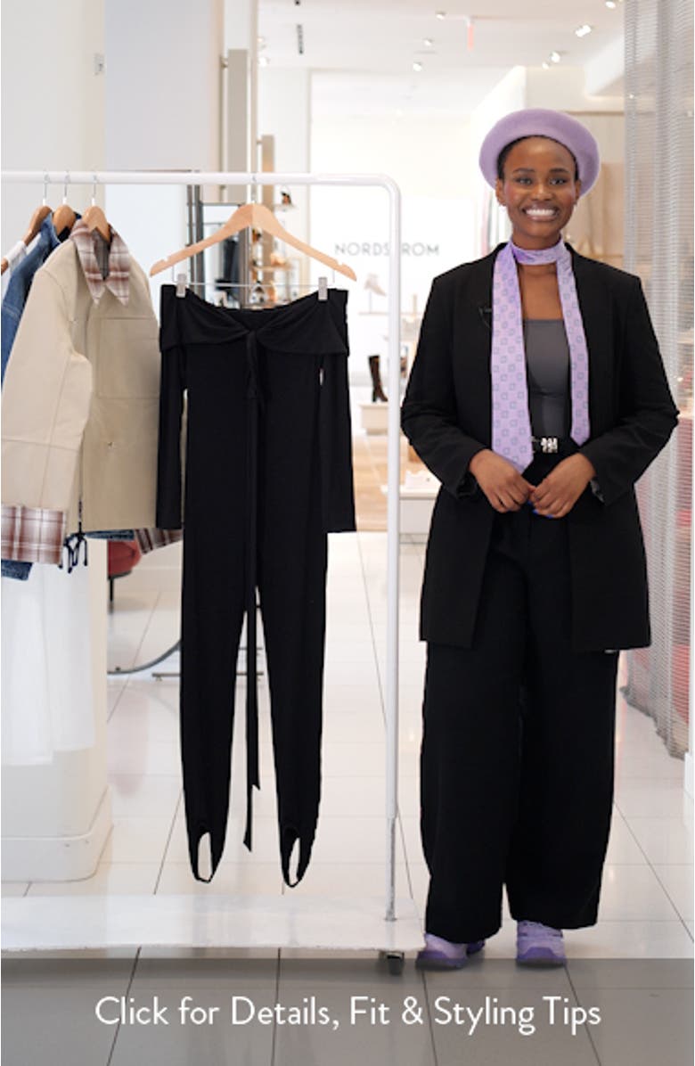 Naked Knot Off the Shoulder Jumpsuit, sales video thumbnail