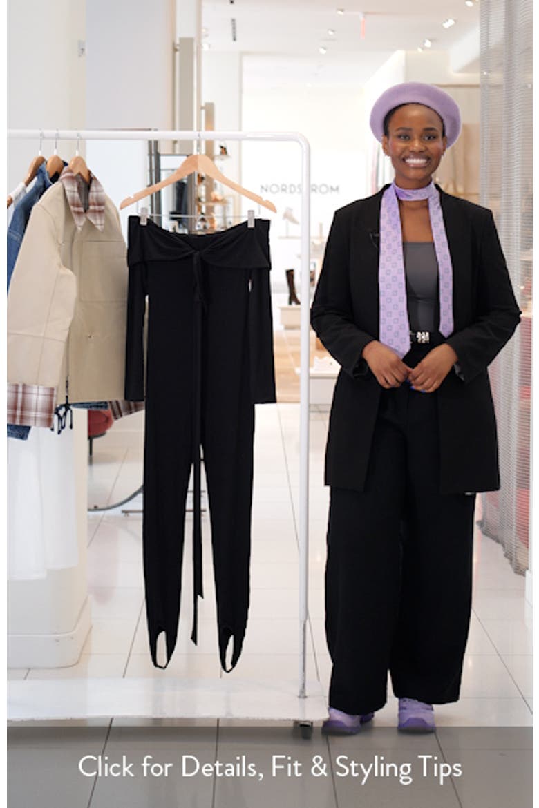 Naked Knot Off the Shoulder Jumpsuit video