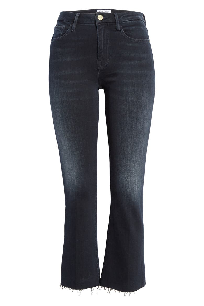 Le Crop Mini Raw Hem Bootcut Jeans, Alternate, color, MARCELLA
