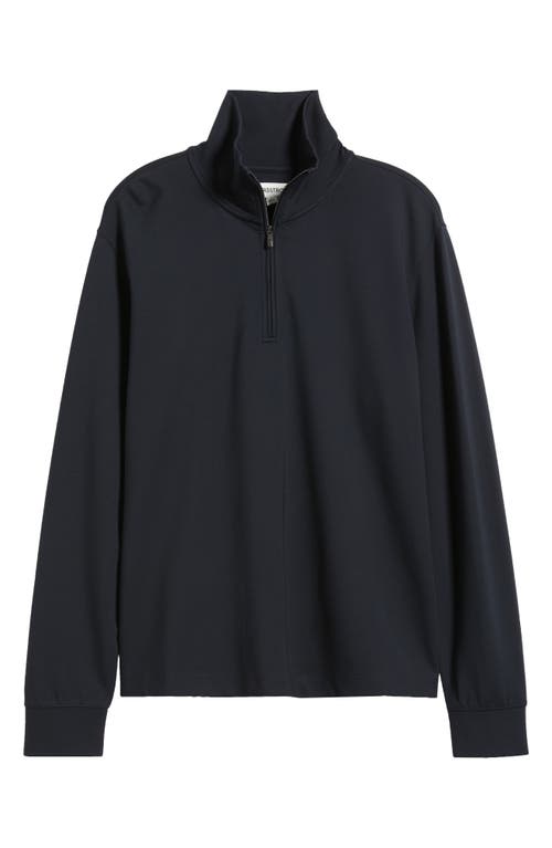 Nordstrom Travel Luxe Quarter Zip Pullover In Blue