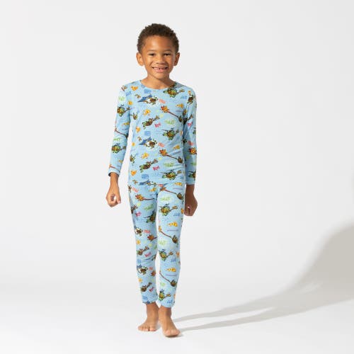 Bellabu Bear Unisex Teenage Mutant Ninja Turtles Print Pajama Set - Baby, Little Kid In Tmnt Pizza