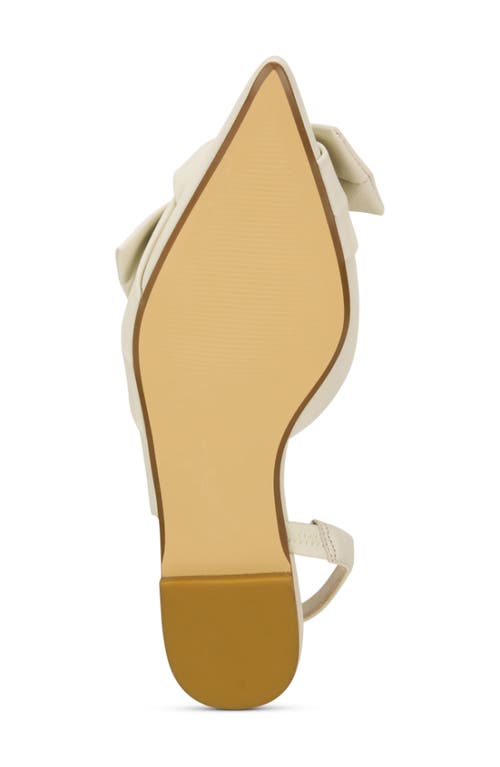 YOSI SAMRA YOSI SAMRA VIOLET HALF D'ORSAY POINTED TOE SLINGBACK FLAT