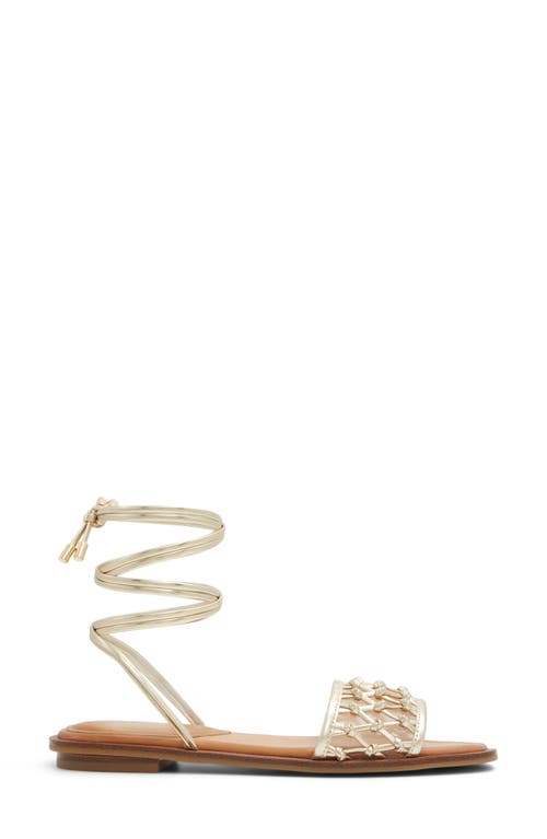 ALDO ALDO SEAZEN ANKLE WRAP SANDAL