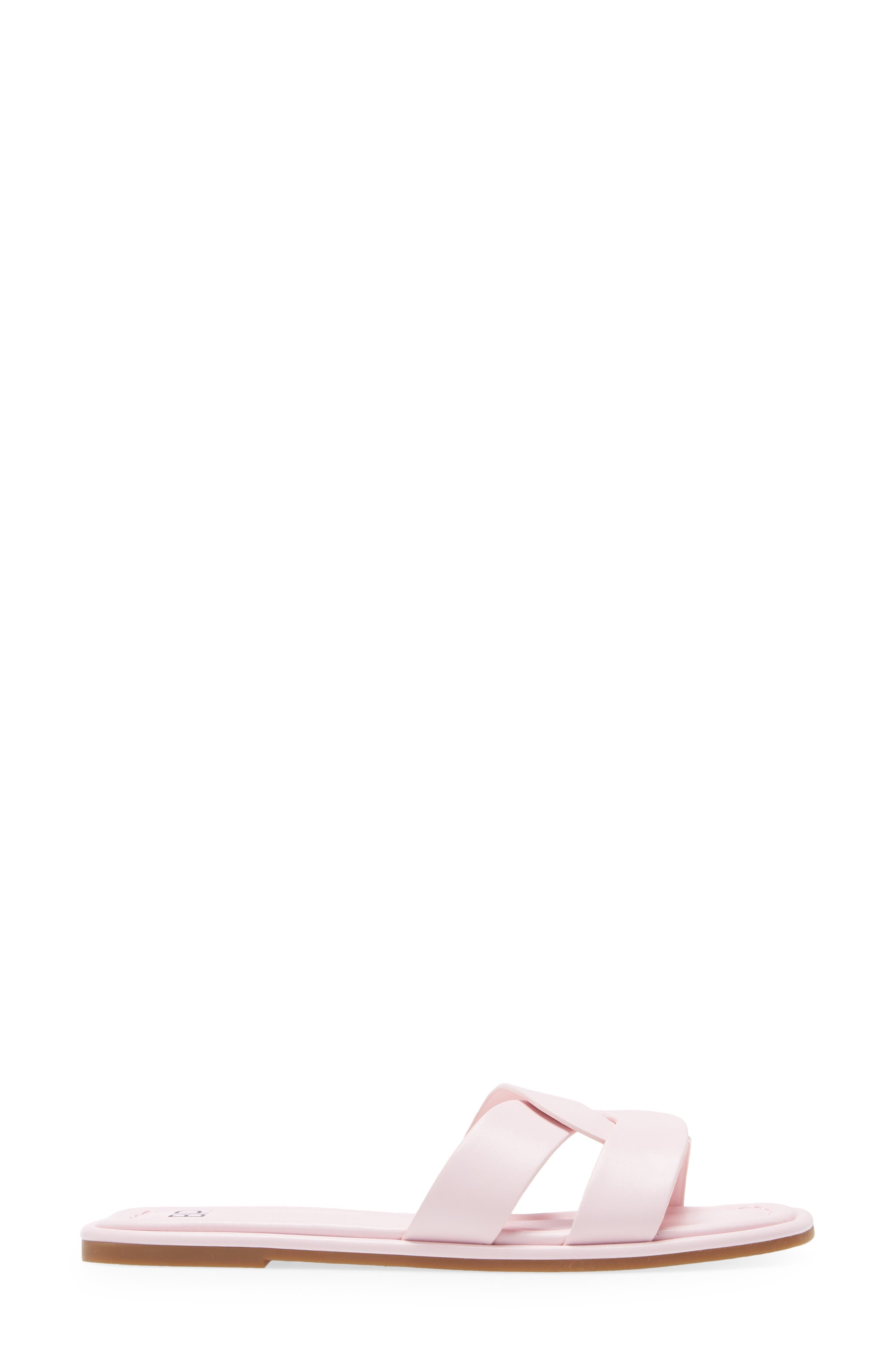 Ariya Faux Leather Slide Sandal, Alternate, color, PINK CHALK