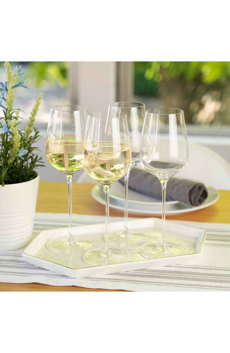 SPIEGELAU Willsberger White Wine Glass Set of 4, Alternate, color, Clear