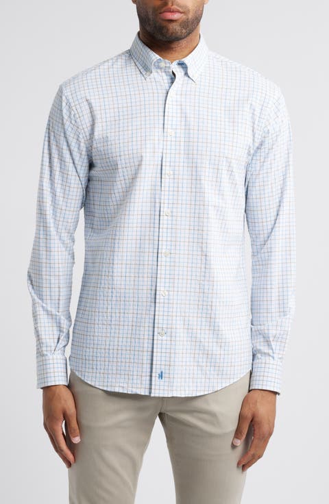 Paddock Plaid Button-Down Shirt