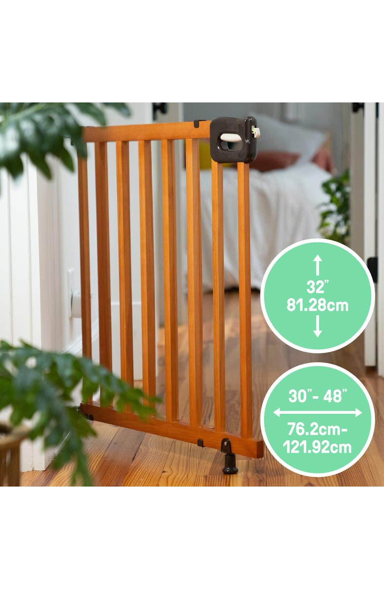 INGENUITY The Stairway 48W Series Pet and Baby Gate, Alternate, color, Natural