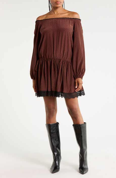 Off the Shoulder Minidress