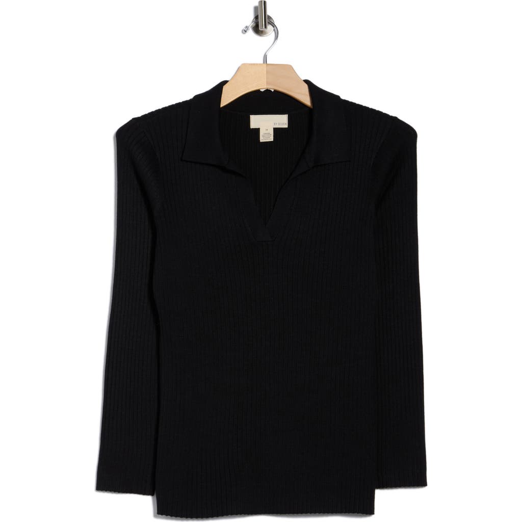 By Design Ivy League Top In Black