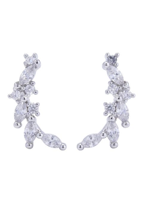Mitra White Gold Earrings