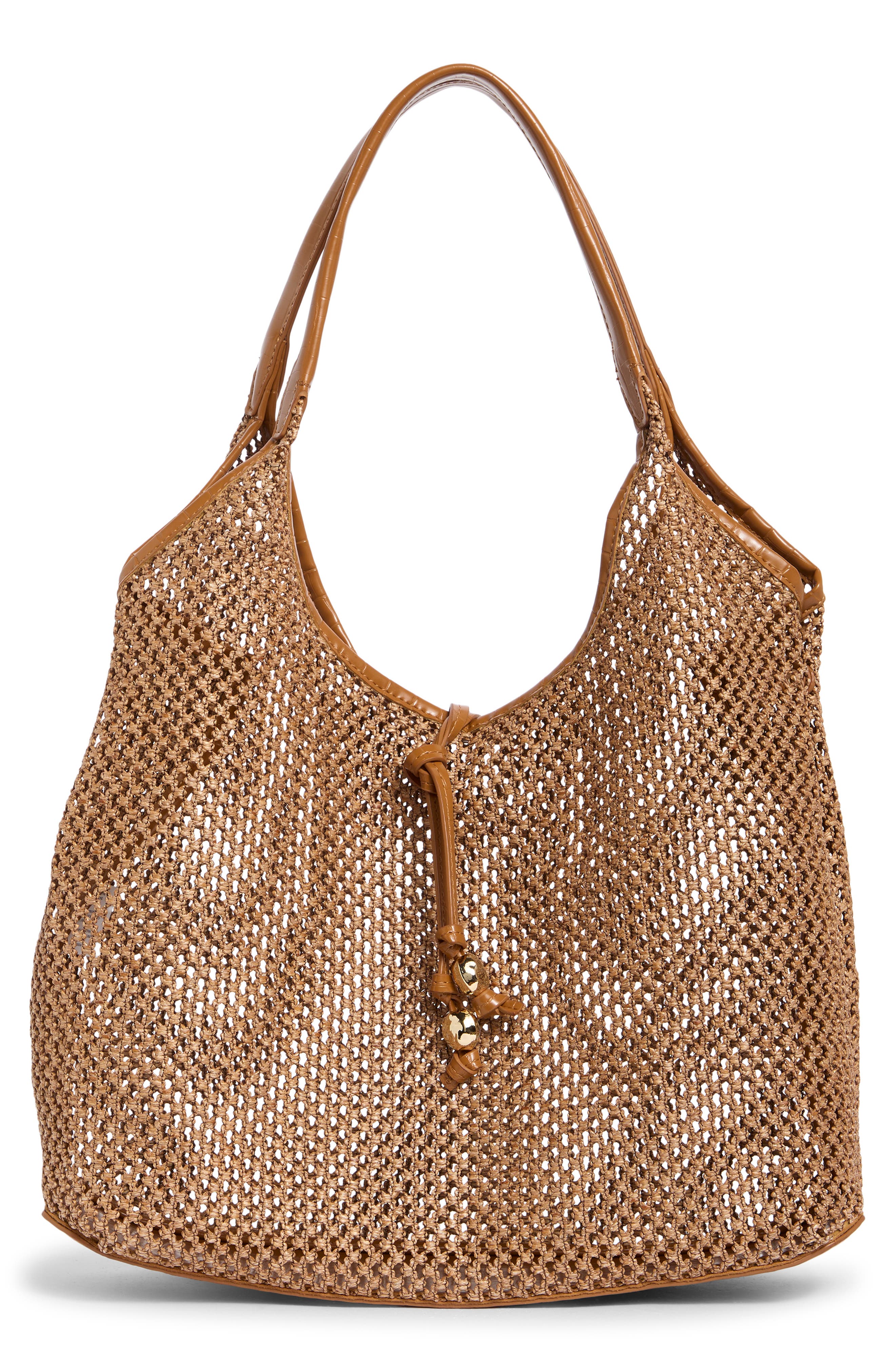 Steve Madden Sabrina Woven Tote with Shoulder Bag
