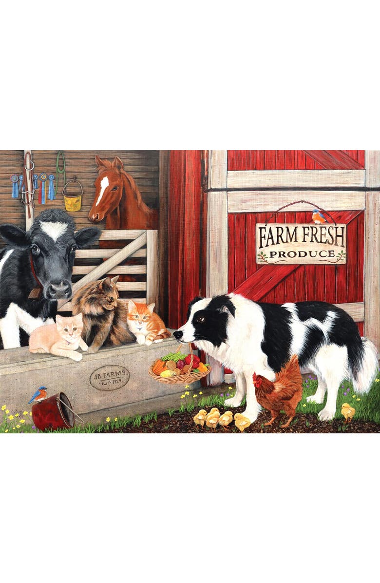 Sunsout JB Farms 500 piece Jigsaw Puzzle for Adults, Alternate, color, Multicolor