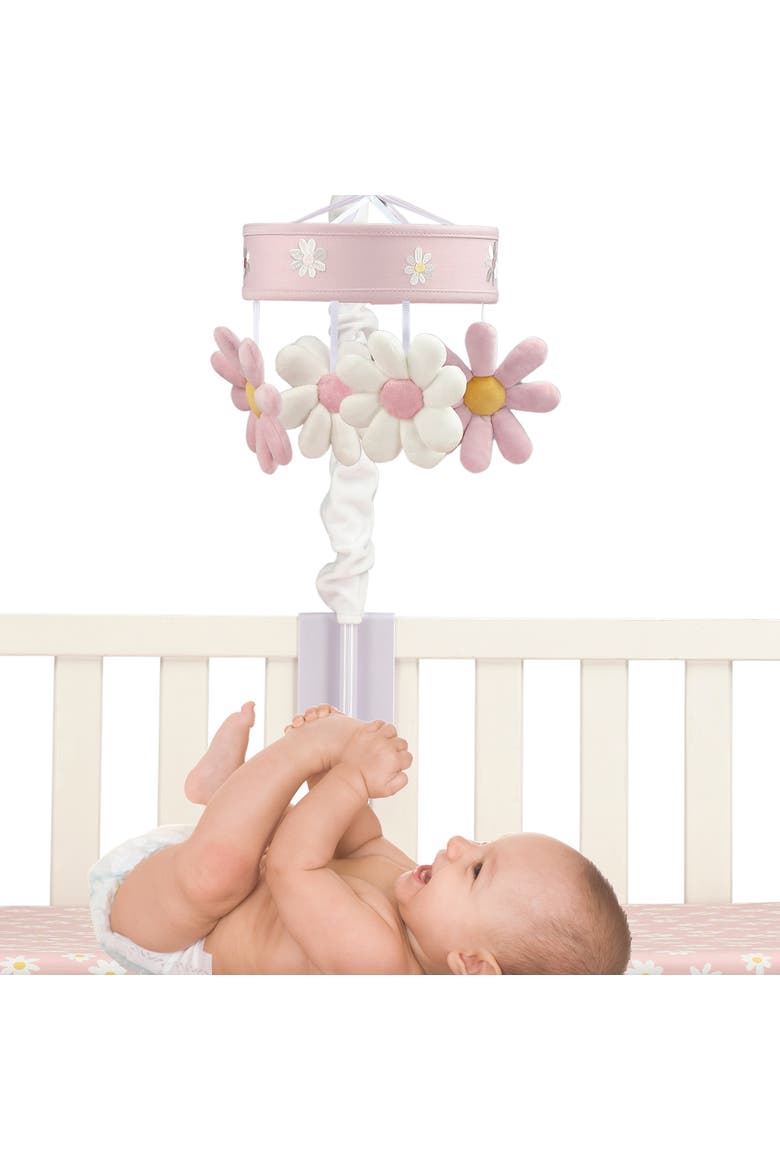 Daisy Dreams Musical Baby Crib Mobile Soother Toy, Alternate, color, Pink