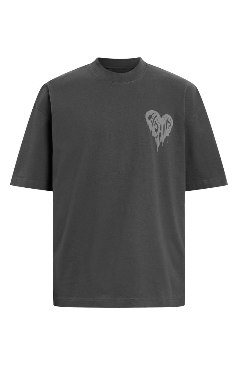 AllSaints Trip Cotton Graphic T-Shirt, Alternate, color, Washed Black