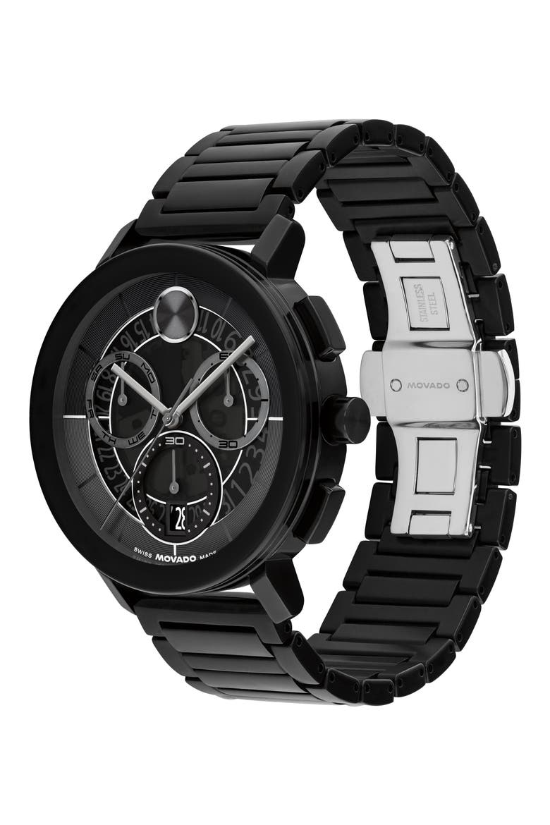 Bold Evolution 2.0 Chronograph Bracelet Watch, 42mm, Alternate, color, BLACK