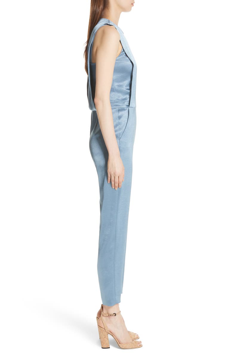 Theory Remaline Double Sateen Jumpsuit, Alternate, color,