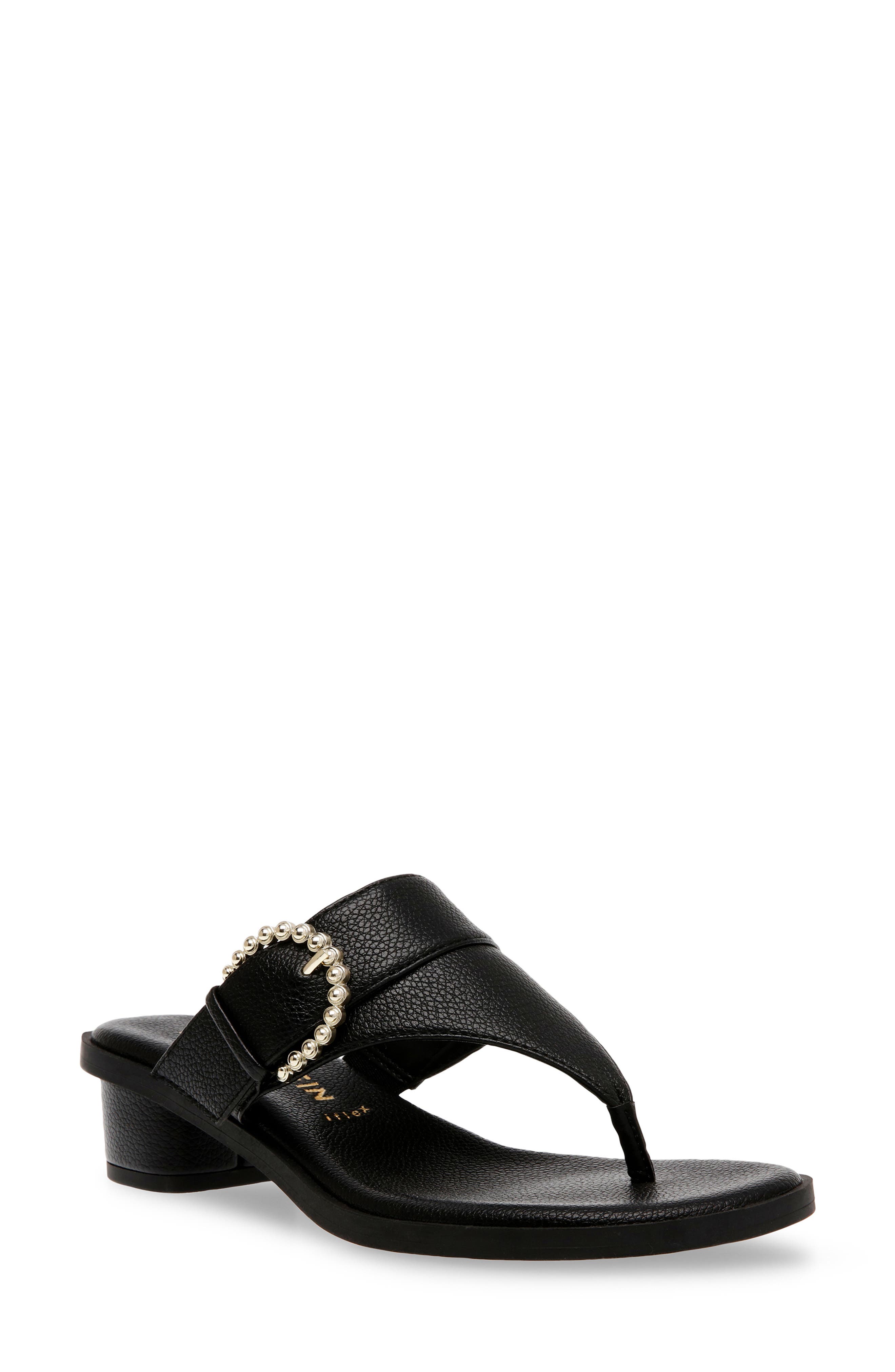 Anne Klein Thessy Sandal, Main, color, Black