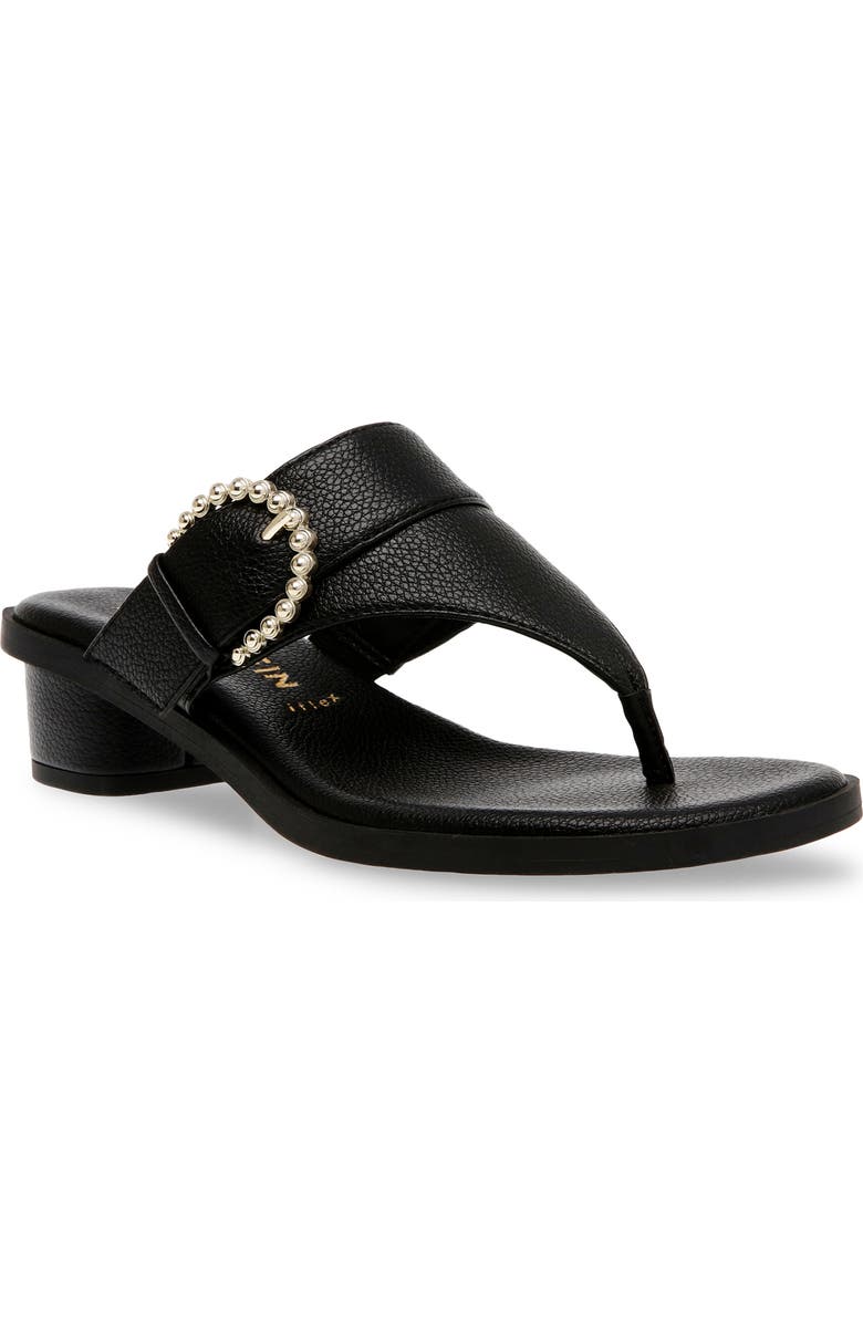Anne Klein Thessy Sandal, Main, color, Black