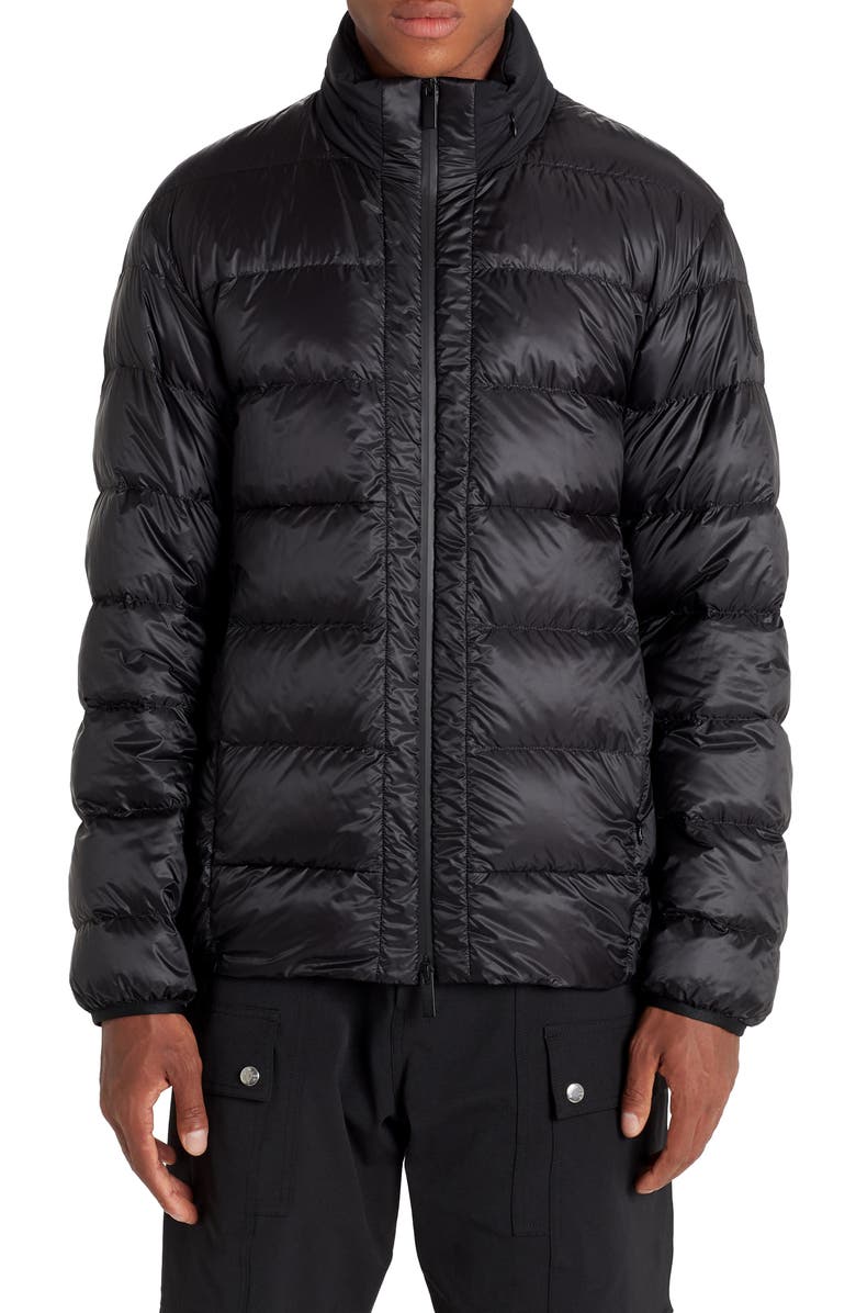 Moncler Peyre Back Logo Water Resistant Down Puffer Coat, Main, color, 
