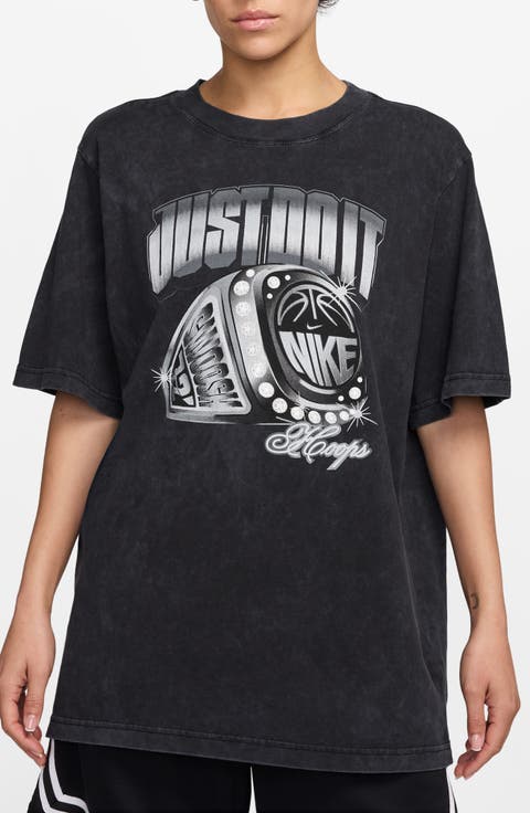 Oversize Basketball Graphic T-Shirt