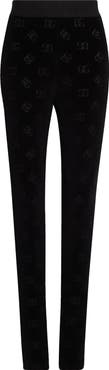 Dolce&Gabbana Logo Jacquard Chenille Leggings