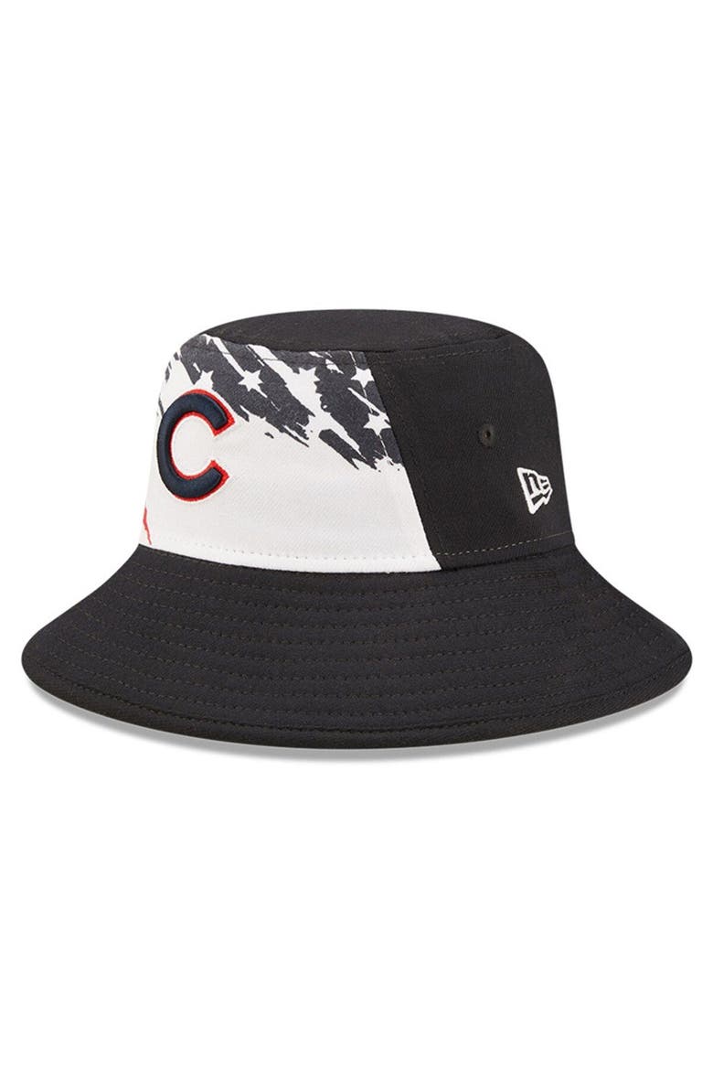 Men's New Era Navy Chicago Cubs 2022 4th of July Bucket Hat, Main, color, Navy
