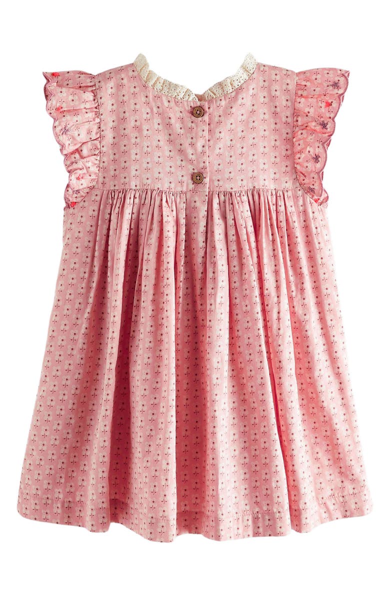 NEXT Kids' Smocked Bodice Floral Cotton Dress, Alternate, color, 