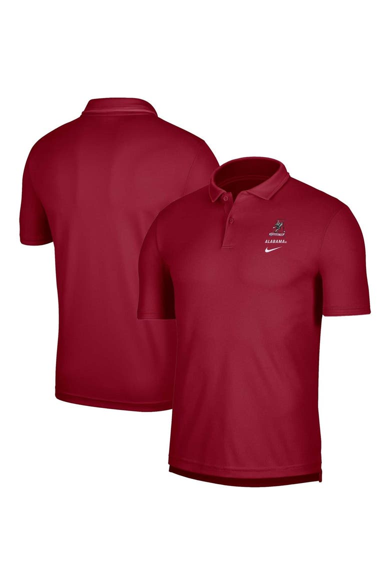 Men's Nike Crimson Alabama Crimson Tide UV Performance Polo, Main, color, Crimson