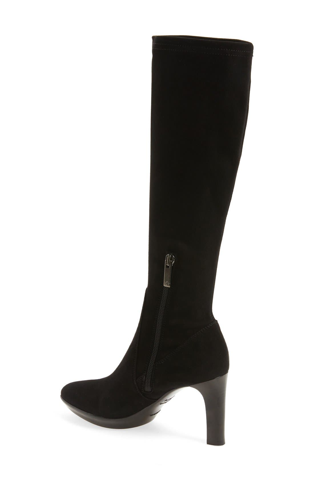 Aquatalia 'Rumbah' Weatherproof Knee High Stretch Boot, Alternate, color, 