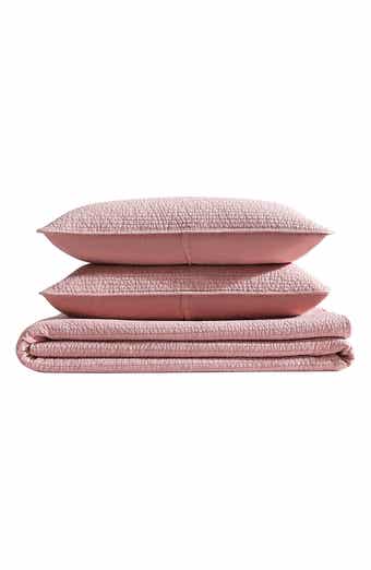 Nautica Seashore Stitch Cotton Quilt & Sham Set