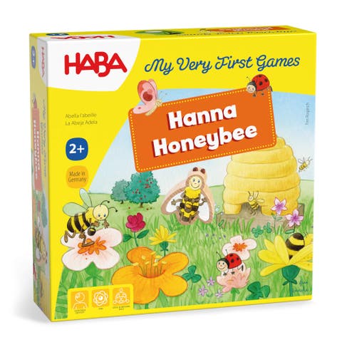 My Very First Games - Hanna Honeybee - 2 Cooperative Color Games & Learning Toys for Toddlers 2-4 Years , Preschool Kids Games (Made in Germany)