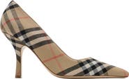Burberry Check Dame Pumps